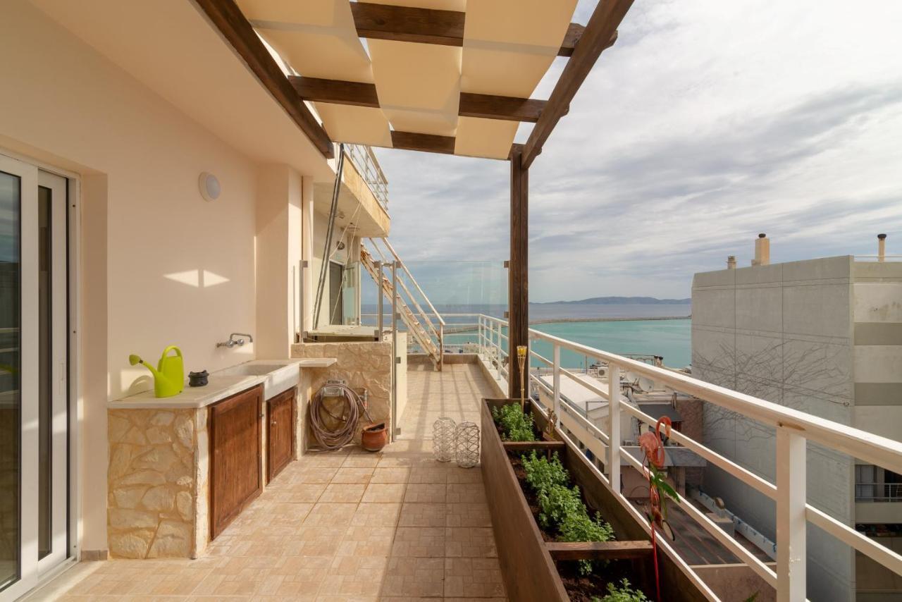 Penthouse Apartment In Downtown With Seaview Ираклион Экстерьер фото