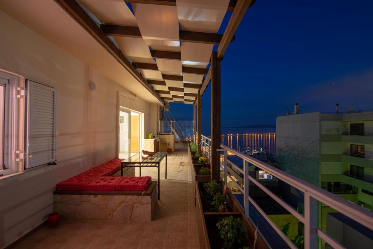 Penthouse Apartment In Downtown With Seaview Ираклион Экстерьер фото